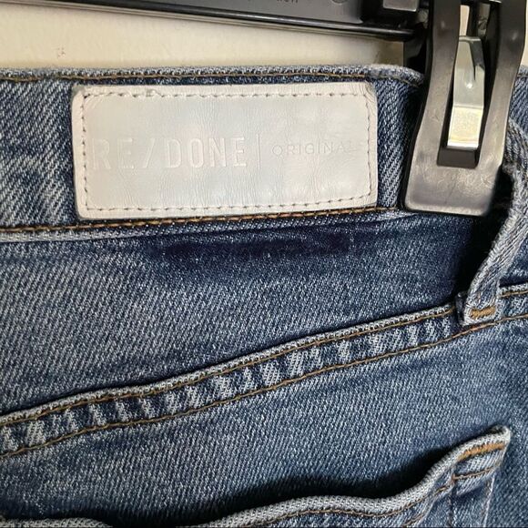 RE/DONE High Rise Ankle Crop Mid 80’s Wash - Picture 4 of 8